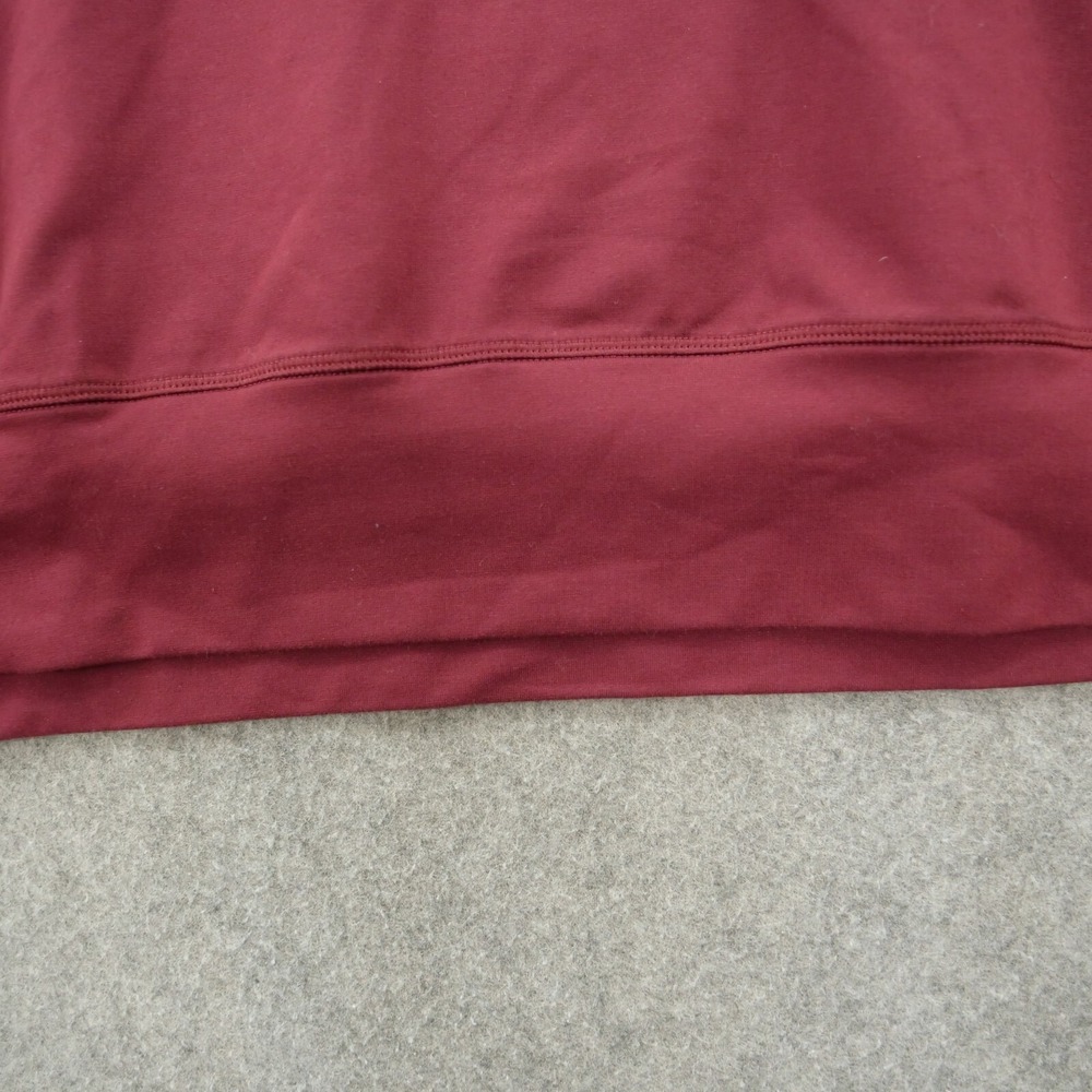 Adidas Sweatshirt Womens Large Red Performance Power Aero Ready Crop Cover Up - Picture 5 of 16